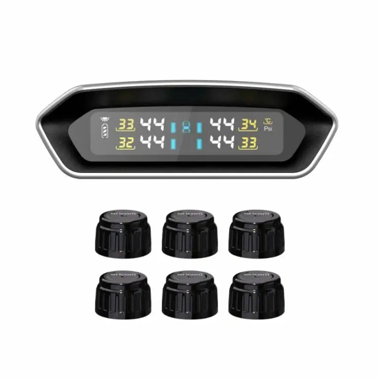 TPS10-6E Real Time Tyre Pressure Monitoring System Incl. 6 External Sensors