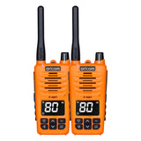 UHF2600-2OR Floating 2 Watt IPX7 UHF CB Radio Twin Pack (Orange)