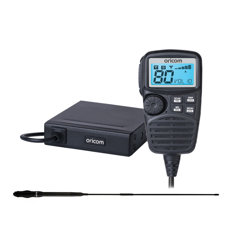 UHF350DR220 Dual Recieve UHF CB Radio Value Pack