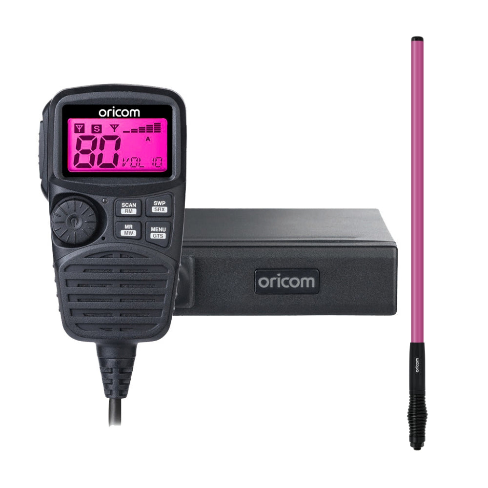 UHF350DRVP316 Pink Dual Receive UHF CB Radio Value Pack