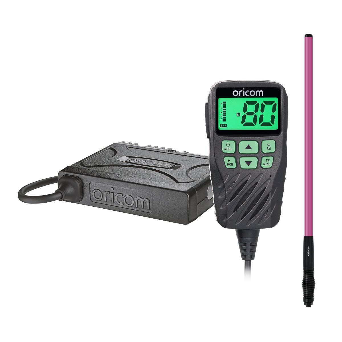 Pink Cb UHF360RVP316P Pink UHF CB Radio Value Pack – Oricom International Pty Ltd