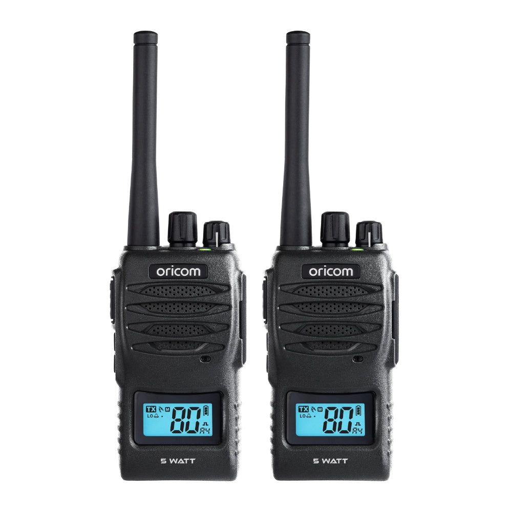 UHF5400BK-2 Twin Pack 5 Watt Handheld UHF CB Radio