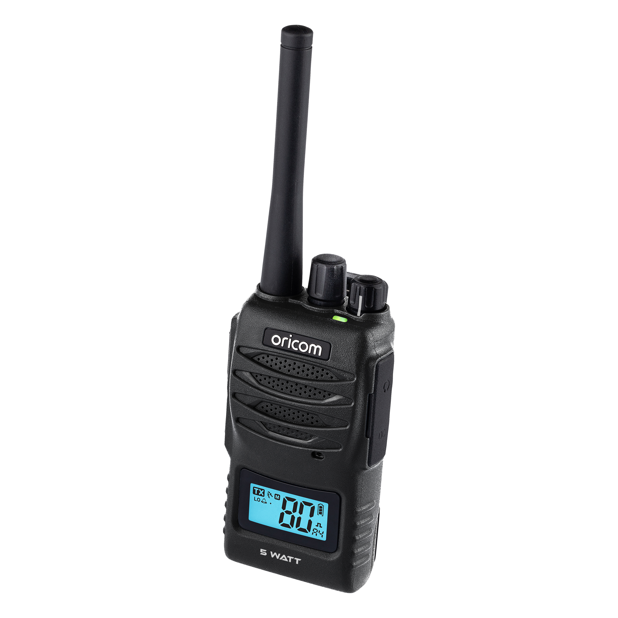 UHF5400BK-2 Twin Pack 5 Watt Handheld UHF CB Radio + Speaker Microphones x2