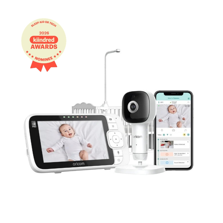 OBH650AI Skyview AI 5" Smart HD Baby Monitor with Cot Stand