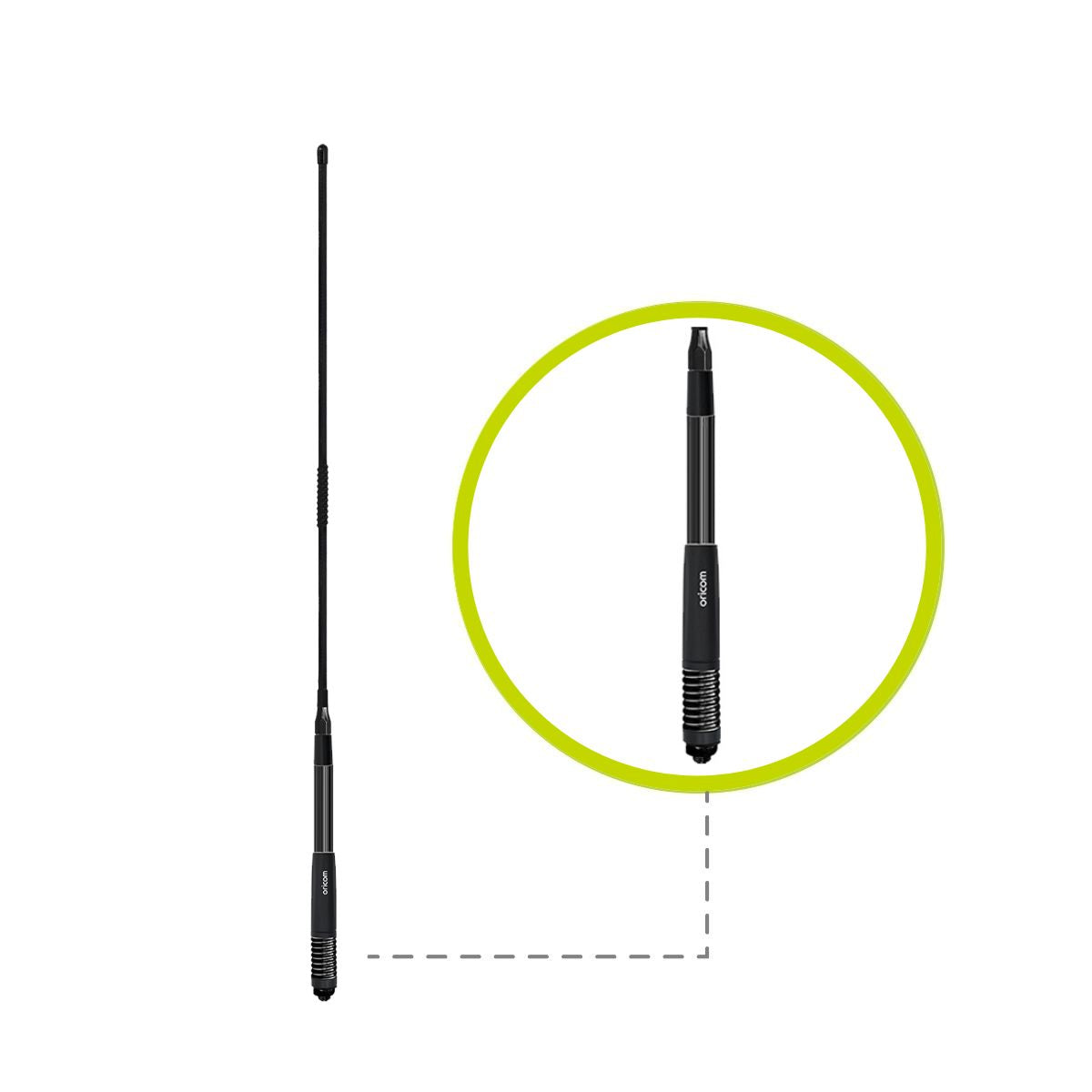ANU216 6.5dBi UHF CB Antenna