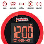 WNS80 Wake 'N' Shake Loud Alarm Clock with Shaker
