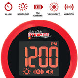 WNS80 Wake 'N' Shake Loud Alarm Clock with Shaker