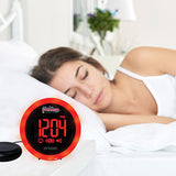 WNS80 Wake 'N' Shake Loud Alarm Clock with Shaker