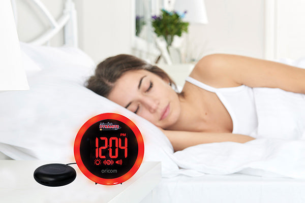 WNS80 Wake 'N' Shake Loud Alarm Clock with Shaker