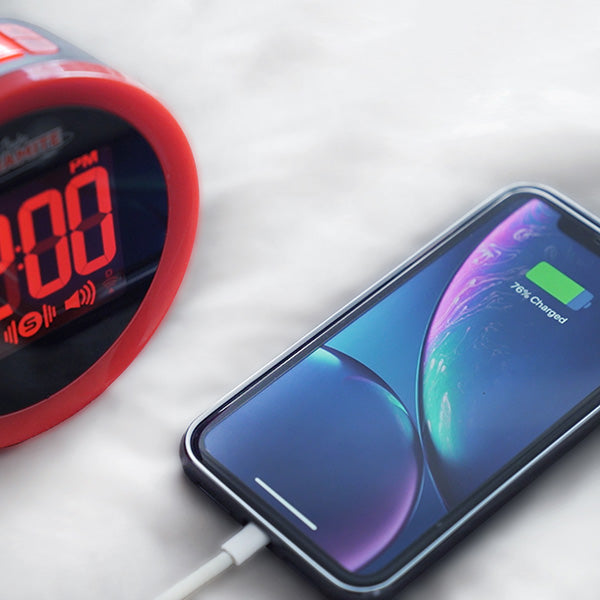 WNS80 Wake 'N' Shake Loud Alarm Clock with Shaker