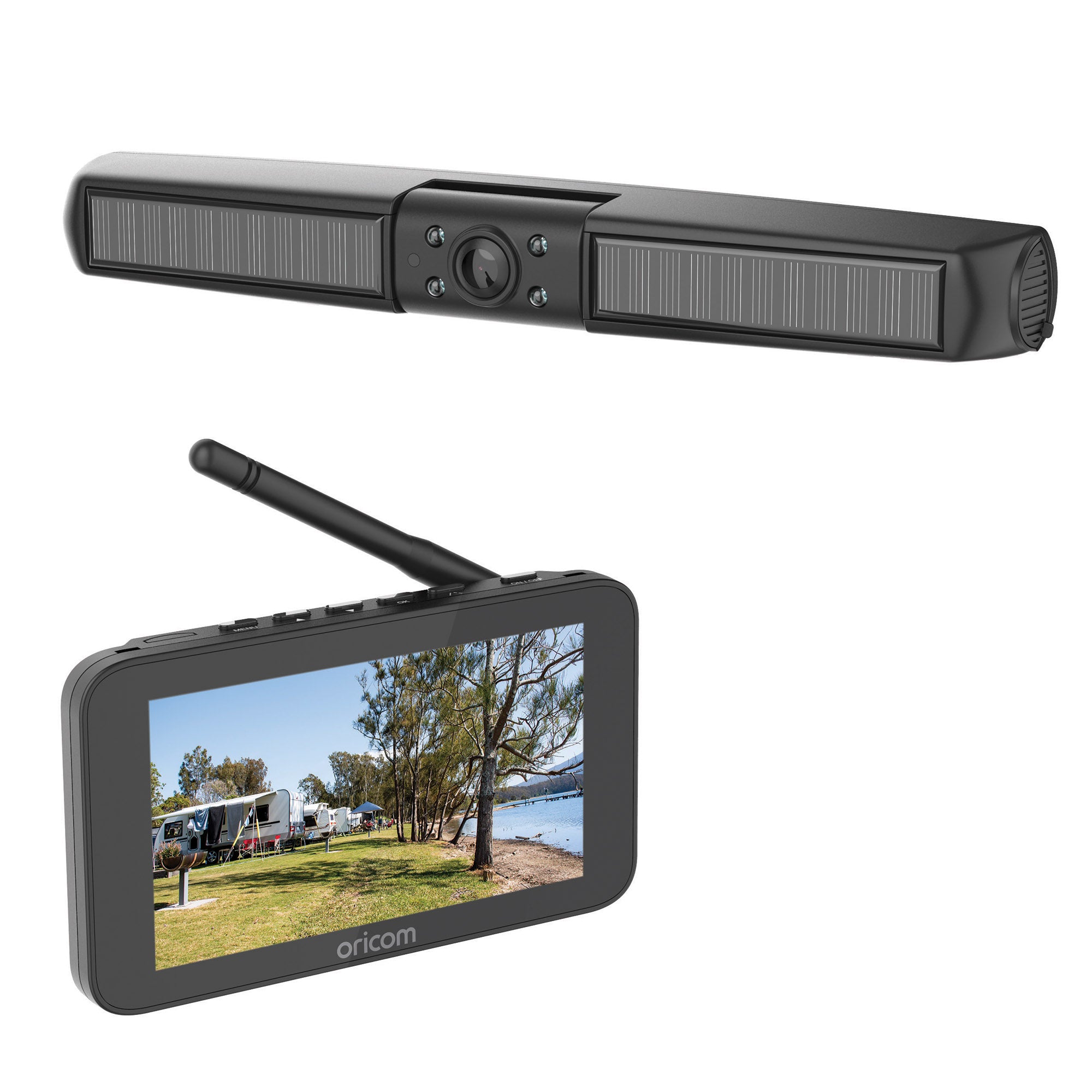 WRCSP Wireless Solar Reversing Camera with 5