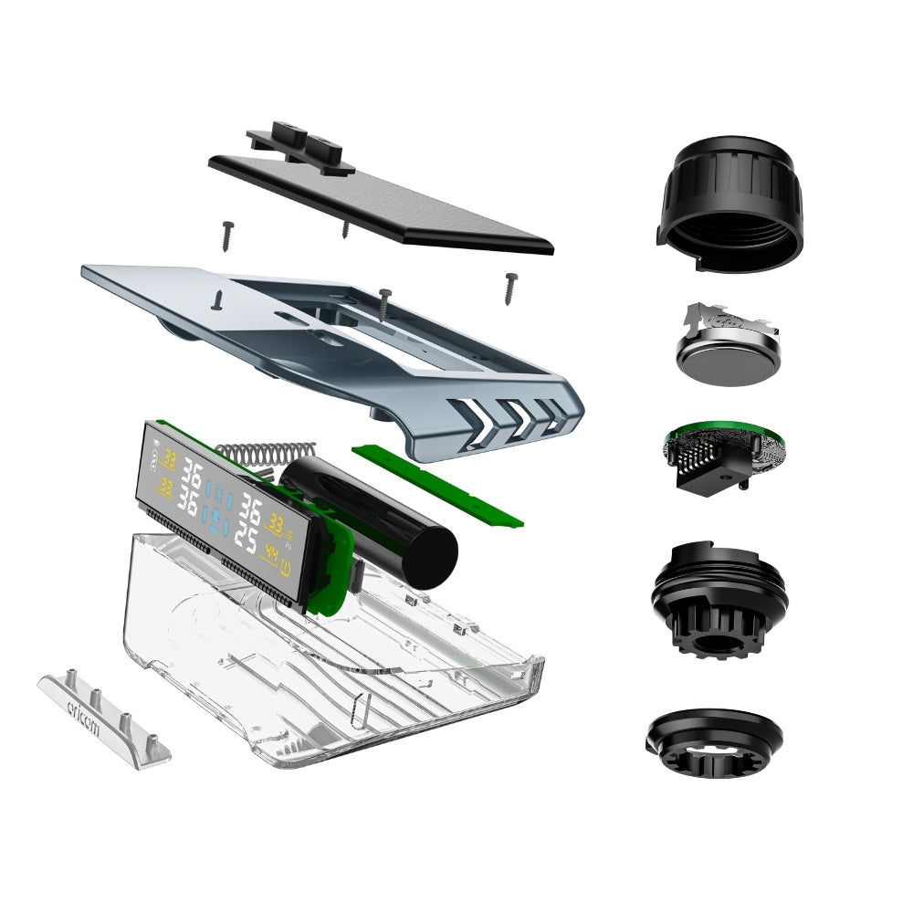 TPMS10-4E Tyre Pressure Monitoring System Incl. 4 External Sensors with APP Control Settings