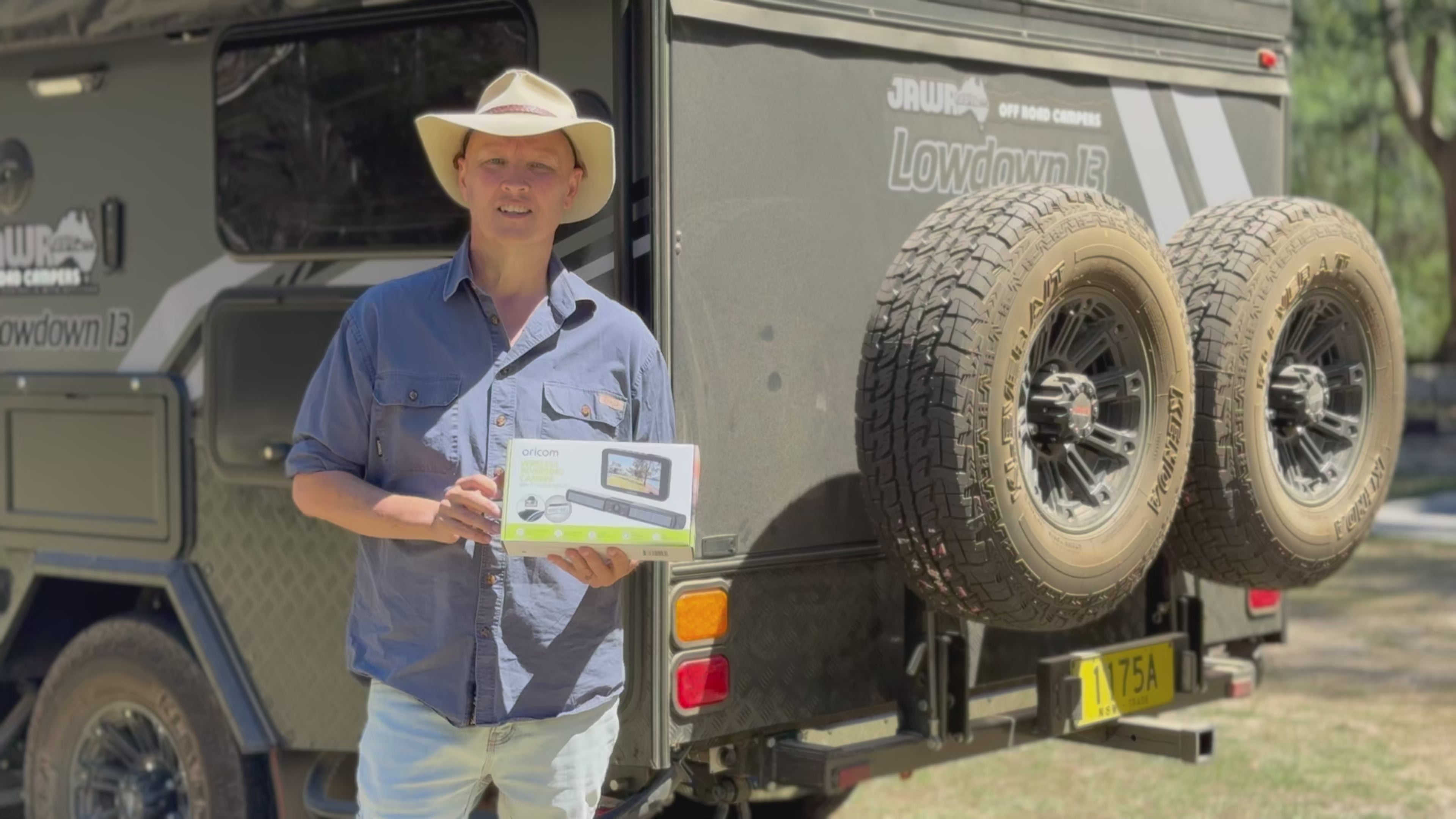 WRCSP Wireless Solar Reversing Camera with 5" Display