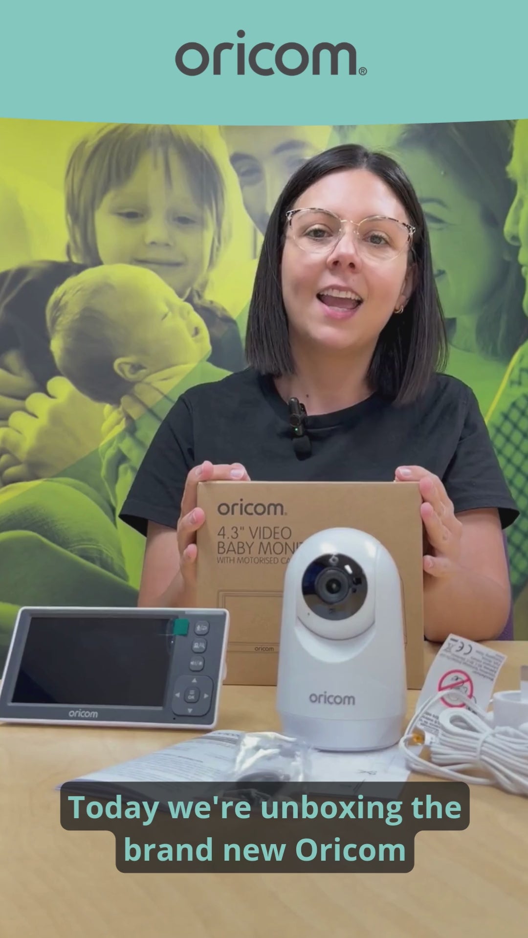 SC430 4.3" Video Baby Monitor With Motorised Pan-Tilt Camera