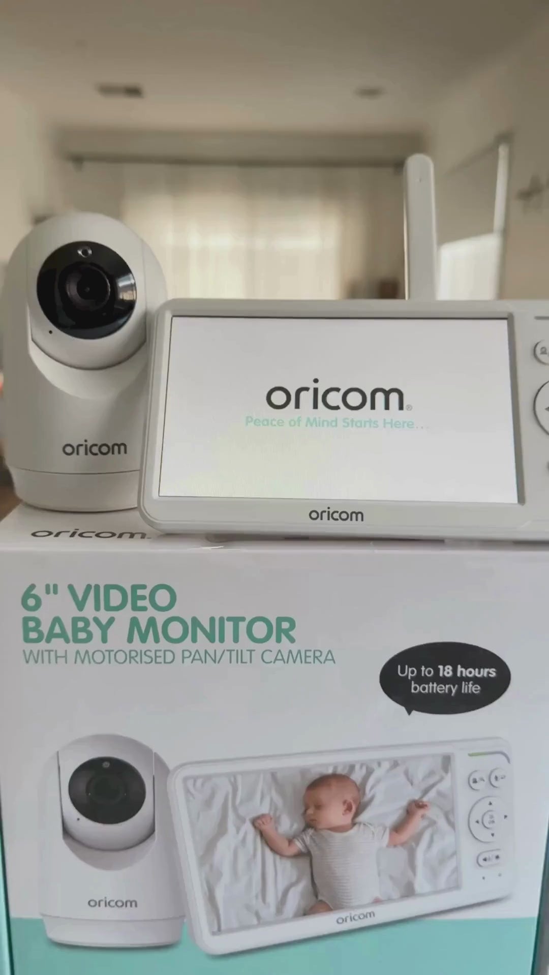 SC640 6" Video Baby Monitor with Motorised Pan/Tilt