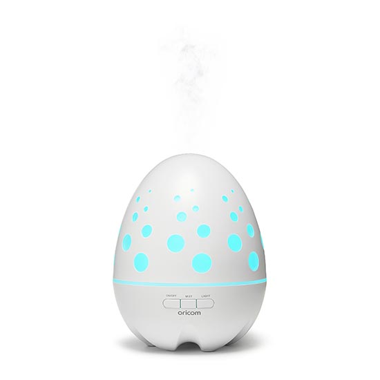 Aroma Diffuser AD100_CYAN WITH_STEAM