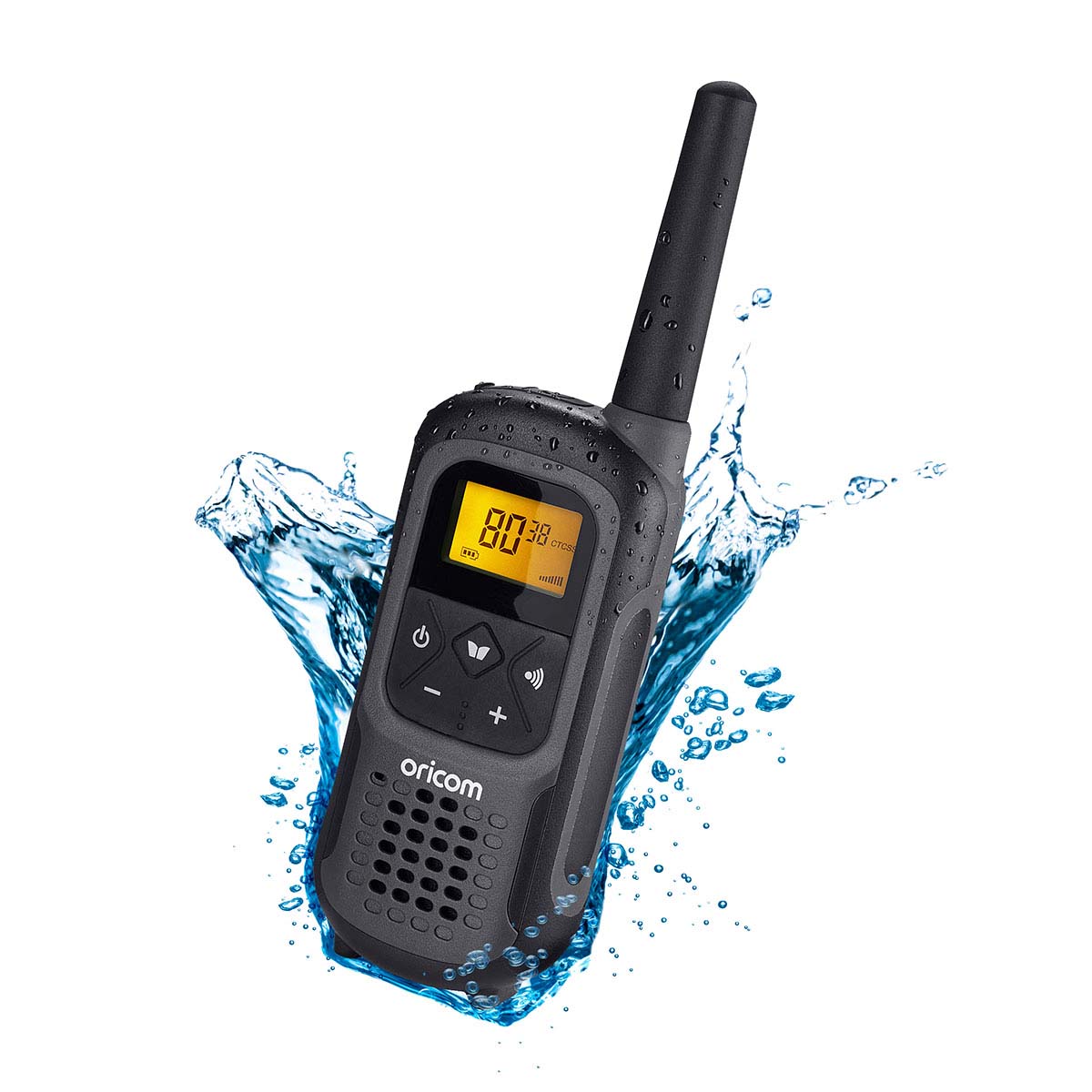 Buy an Oricom 2 watt Waterproof Handheld UHF CB Radio Single Pack Online