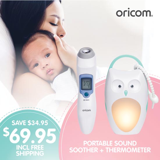 Oricom Baby OLS50VPThermometer & Sound Soother