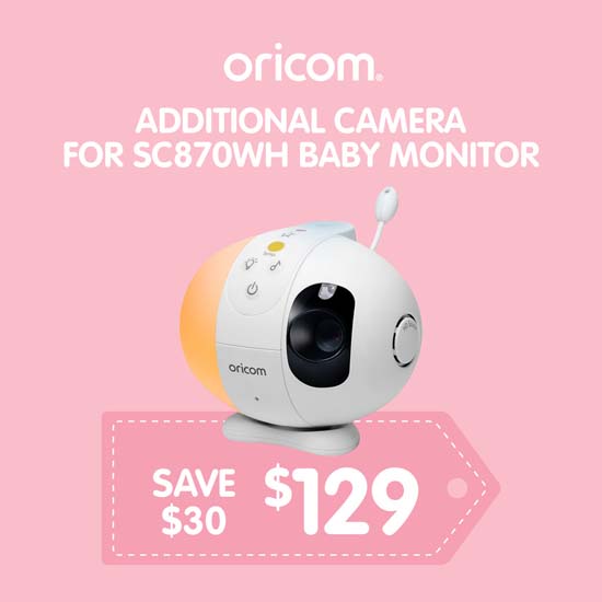 Oricom Baby Monitor additional camera CU870WH