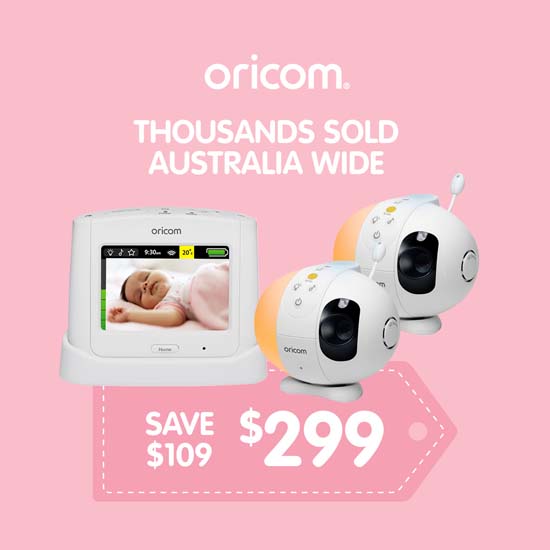 Oricom Baby Monitor pack SC870WH-2