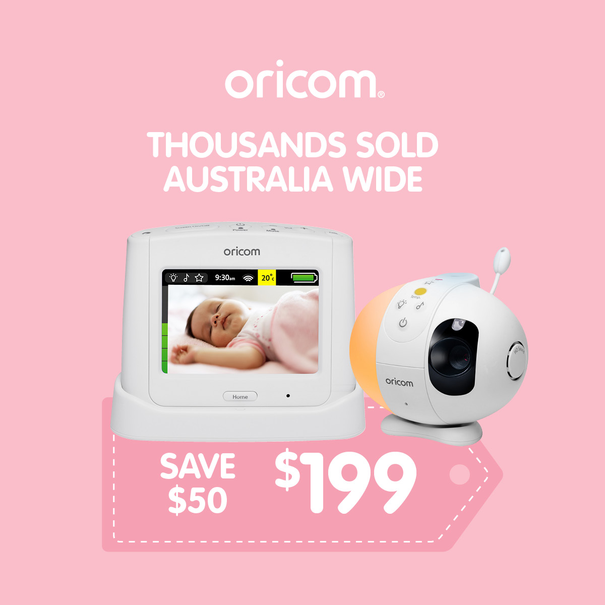 Oricom SC745 Video Baby Monitor Sale