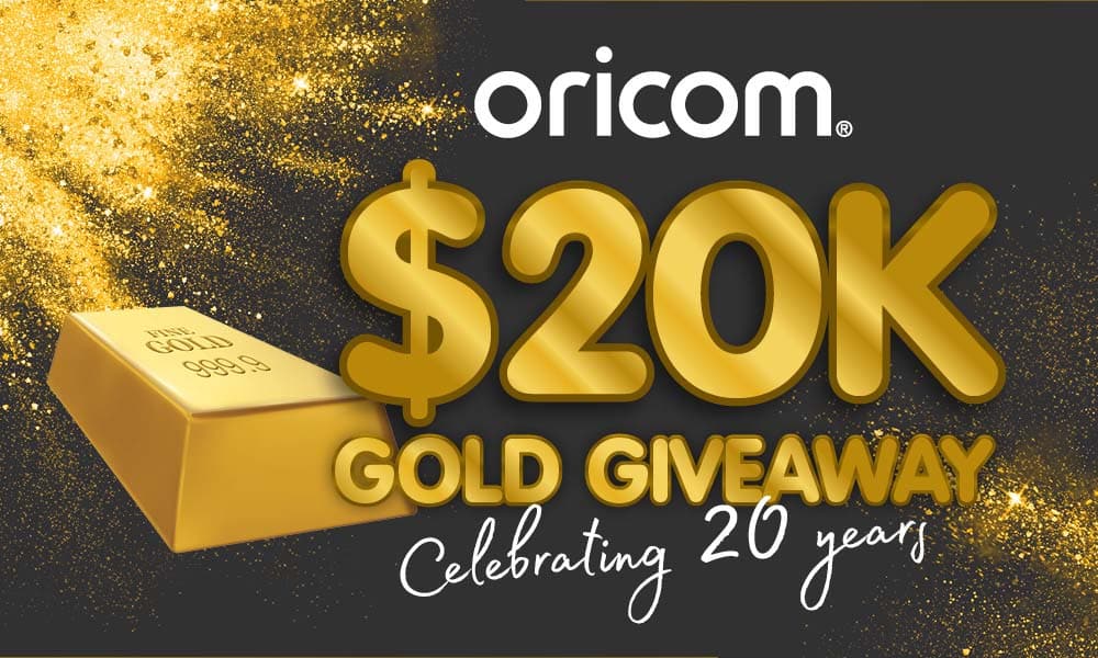 Oricom 20 Years WIN 20K Gold Mobile